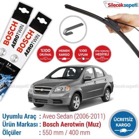 Bosch Aerotwin Chevrolet Aveo Sedan 2006-2011 Silecek Takımı
