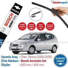 Bosch Aerotwin Chevrolet Rezzo 2005-2009 Silecek Takımı