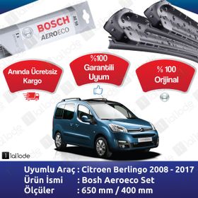 Bosch Aerotwin Citroen Berlingo 2008-2017 Muz Silecek Takımı