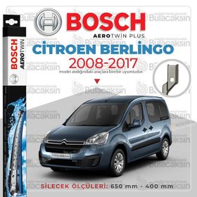 Bosch Aerotwin Citroen Berlingo 2008-2017 Ön Muz Silecek Takımı
