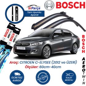 Bosch Aerotwin Citroen C-Elysee 2012-2017 Muz Silecek Takımı