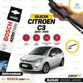 Bosch Aerotwin Citroen C3 2010-2015 A422S Silecek Takımı