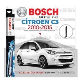 Bosch Aerotwin Citroen C3 2010-2015 Muz Silecek Takımı