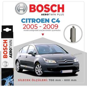 Bosch Aerotwin Citroen C4 2004-2009 Uyumlu Muz Silecek Takımı