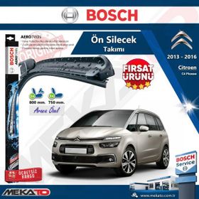 Bosch Aerotwin Citroen C4 Picasso 2013-2016 Silecek Takımı
