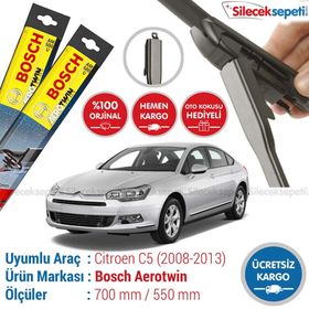Bosch Aerotwin Citroen C5 2008-2013 Silecek Takımı