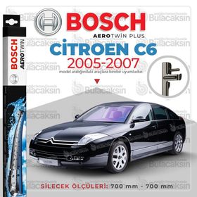 Bosch Aerotwin Citroen C6 2005-2007 Uyumlu Muz Silecek Takımı