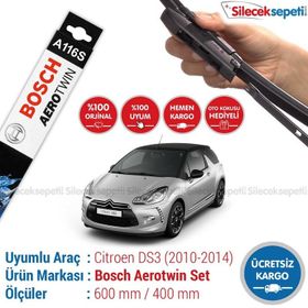 Bosch Aerotwin Citroen DS3 2010-2014 Ön Muz Silecek Takımı