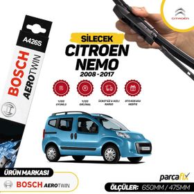 Bosch Aerotwin Citroen Nemo 2008-2017 A426S Silecek Takımı