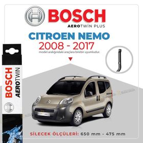 Bosch Aerotwin Citroen Nemo 2008-2017 Uyumlu Muz Silecek Takımı