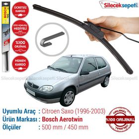 Bosch Aerotwin Citroen Saxo 1996-2003 Silecek Takımı