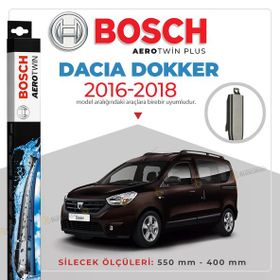 Bosch Aerotwin Dacia Dokker 2016-2018 Uyumlu Muz Silecek Takımı