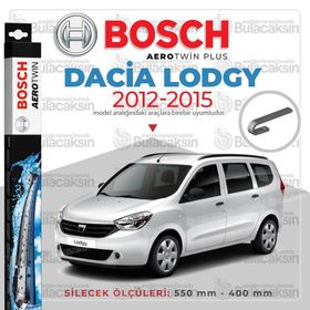 Bosch Aerotwin Dacia Lodgy 2012-2015 Ön Muz Silecek Takımı