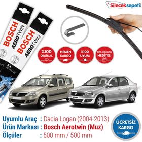 Bosch Aerotwin Dacia Logan 2004-2013 Silecek Takımı
