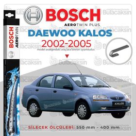 Bosch Aerotwin Daewoo Kalos 2002-2005 Muz Silecek Takımı