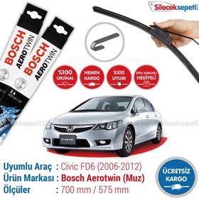 Bosch Aerotwin FD6 Honda Civic Sedan 2006-2012 Silecek