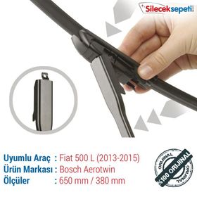 Bosch Aerotwin Fiat 500L 2013-2017 Silecek Takımı
