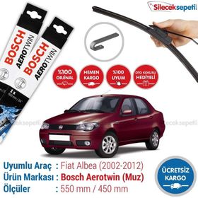 Bosch Aerotwin Fiat Albea 2002-2014 Silecek Takımı