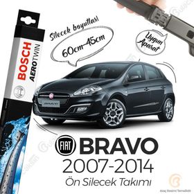 Bosch Aerotwin Fiat Bravo 2007-2014 Muz Silecek Takımı