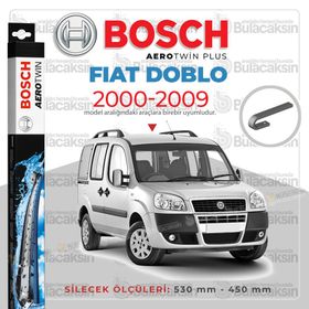 Bosch Aerotwin Fiat Doblo 2000-2009 Muz Silecek Takımı