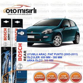 Bosch Aerotwin Fiat Grande Punto 2005-2014 Ön ARka Silecek