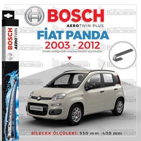 Bosch Aerotwin Fiat Panda 2004-2012 Silecek Takımı