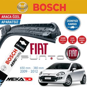 Bosch Aerotwin Fiat Punto Evo 2009-2012 Silecek Takımı