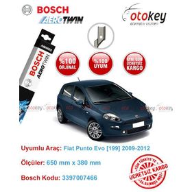 Bosch Aerotwin Fiat Punto Evo 2009-2012 Silecek Takımı