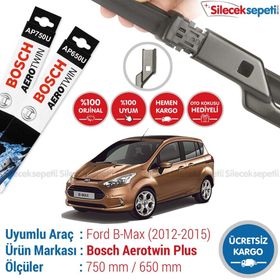 Bosch Aerotwin Ford B-Max 2012-2017 Silecek Takımı
