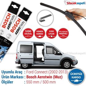 Bosch Aerotwin Ford Connect 2002 2013 Muz Silecek Takımı