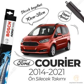Bosch Aerotwin Ford Courier 2014-2021 Uyumlu Muz Silecek Takımı