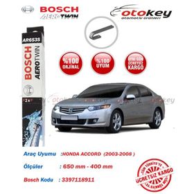 Bosch Aerotwin Honda Accord 2003-2008 Muz Silecek Takımı