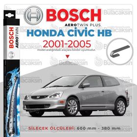 Bosch Aerotwin Honda Civic HB 2001-2005 Silecek Takımı