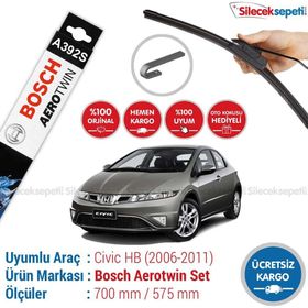 Bosch Aerotwin Honda Civic HB 2006-2011 Silecek Takımı
