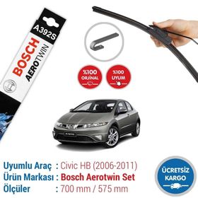 Bosch Aerotwin Honda Civic HB 2006-2011 Silecek Takımı