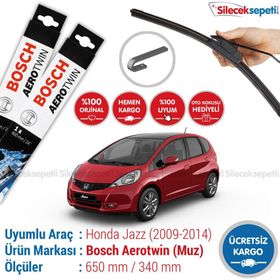 Bosch Aerotwin Honda Jazz 2009-2014 Silecek Takımı
