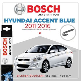 Bosch Aerotwin Hyundai Accent Blue 2011-2016 Muz Silecek Takımı
