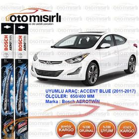 Bosch Aerotwin Hyundai Accent BLUE 2011-2017 Silecek Takımı