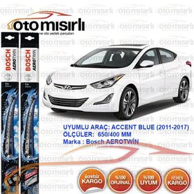 Bosch Aerotwin Hyundai Accent BLUE 2011-2017 Silecek Takımı