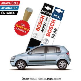 Bosch Aerotwin Hyundai Getz 2002 - 2011 Ön ve Arka Silecek Seti