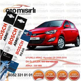 Bosch Aerotwin Hyundai i20 2008-2014 Ön ve Arka Silecek Takımı