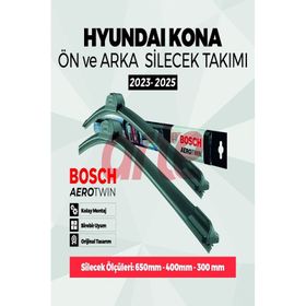Bosch Aerotwin Hyundai Kona 2 2023-2025 Ön ve Arka Silecek Takımı