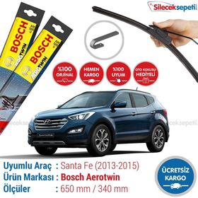 Bosch Aerotwin Hyundai Santa Fe 2013-2015 Silecek Takımı