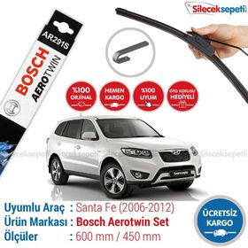 Bosch Aerotwin Hyundai Santafe 2006-2012 Silecek Takımı
