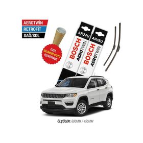 Bosch Aerotwin Jeep Compass 2017-2020 Silecek Takımı