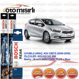 Bosch Aerotwin Kia Ceed 2006-2009 Ön ve Arka Silecek Takımı