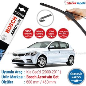 Bosch Aerotwin Kia Ceed 2009-2011 Ön Muz Silecek Takımı