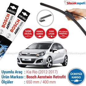 Bosch Aerotwin Kia Rio 2012-2017 Silecek Takımı