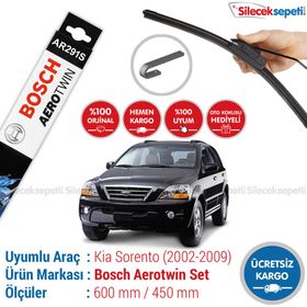 Bosch Aerotwin Kia Sorento 2002-2009 Silecek Takımı