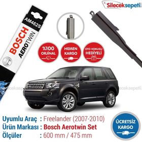 Bosch Aerotwin Land Rover Freelander 2007-2010 Muz Silecek Takımı